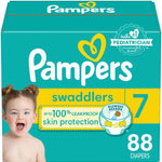 Pampers Baby Diapers - Swaddlers - Size 1, 198 Count, Ultra Absorbent Disposable Infant Diaper