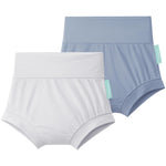 PurComfy Supersoft Baby Bummies Short, 2-Pack Premium Bamboo Viscose Diaper Cover Shorts, High Waist Bloomer Short Pants, 3-6 Months