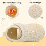 JOINFREE Toddler Slippers Boots Boys Girls Adjustable House Shoes Barefoot