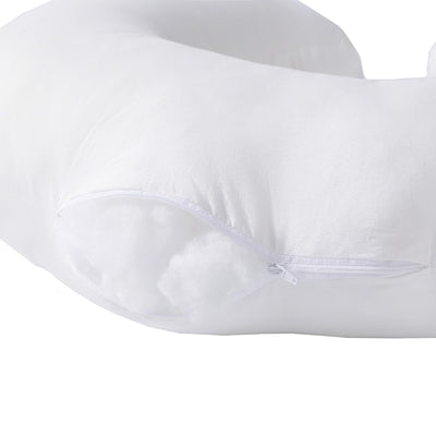 NIVAVA BABY Nursing Pillow and Positioner for Breastfeeding, Ultra Soft Baby Breastfeeding Pillows for More Support for Mom and Baby, with Premium Removable Cover (Naked Pillow)