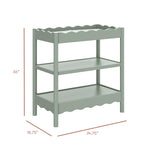 Babyletto Swell Changing Table in Light Sage, Greenguard Gold Certified