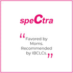 Spectra - Wide Neck Baby Bottles - Compatible with Spectra Breast Milk Pump Flanges (Pack of 2)