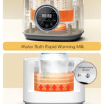 Feilizbebe Electric Steam Baby Bottle Sterilizer and Dryer and Warmer, Bottle Storage Sterile / Bottle Warmer / Heating Food Large Capacity Multifunctional All in One,Touch Screen & Auto-Shut