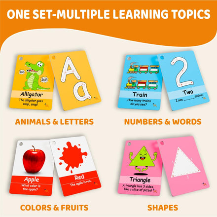 STUDYKEY ABC Flash Cards for Toddlers 1-3–First Words, - Educational ...