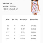 Disney Minnie Mouse Toddler Girl Dress Colorful Floral Pattern Casual Sundress Sleeveless Summer Outfit School Holiday Clothes Pink 2T
