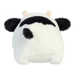 Aurora® Adorable Spudsters™ Tutie Cow Stuffed Animal - Round Shape Makes for Comforting Cuddles - Perfect for Kids All Ages and Animal Loving Adults - White 10 Inches