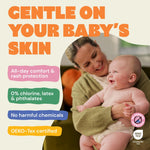 DYPER Monthly Pack Baby Diapers Size 3 (16-28 lbs) 168 Count - Leak-Proof & Plant Based, Hypoallergenic and Ultra Absorbent Size 3 Diapers for Day and Overnight Skin Protection (Packaging May Vary)