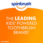 Spinbrush Monster Jam Grave Digger Battery Powered Electric Toothbrush for Children Ages 3+ with AA Battery, Soft Head Bristles
