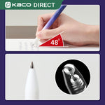 Kaco FIRST Gel Ink Pens, Pack of 2 Pieces Cute Heart Pen Set with Extra 4 Black Refills Holiday Gifts (2 Purple)