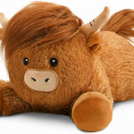 SQEQE Weighted Stuffed Animals Capybara Plush, Weighted Capybara Stuffed Animals with Turtle Backpack, Soft Pillow Toy for Kids Adults, Birthday Present 9.8 Inch, 0.8 Lb