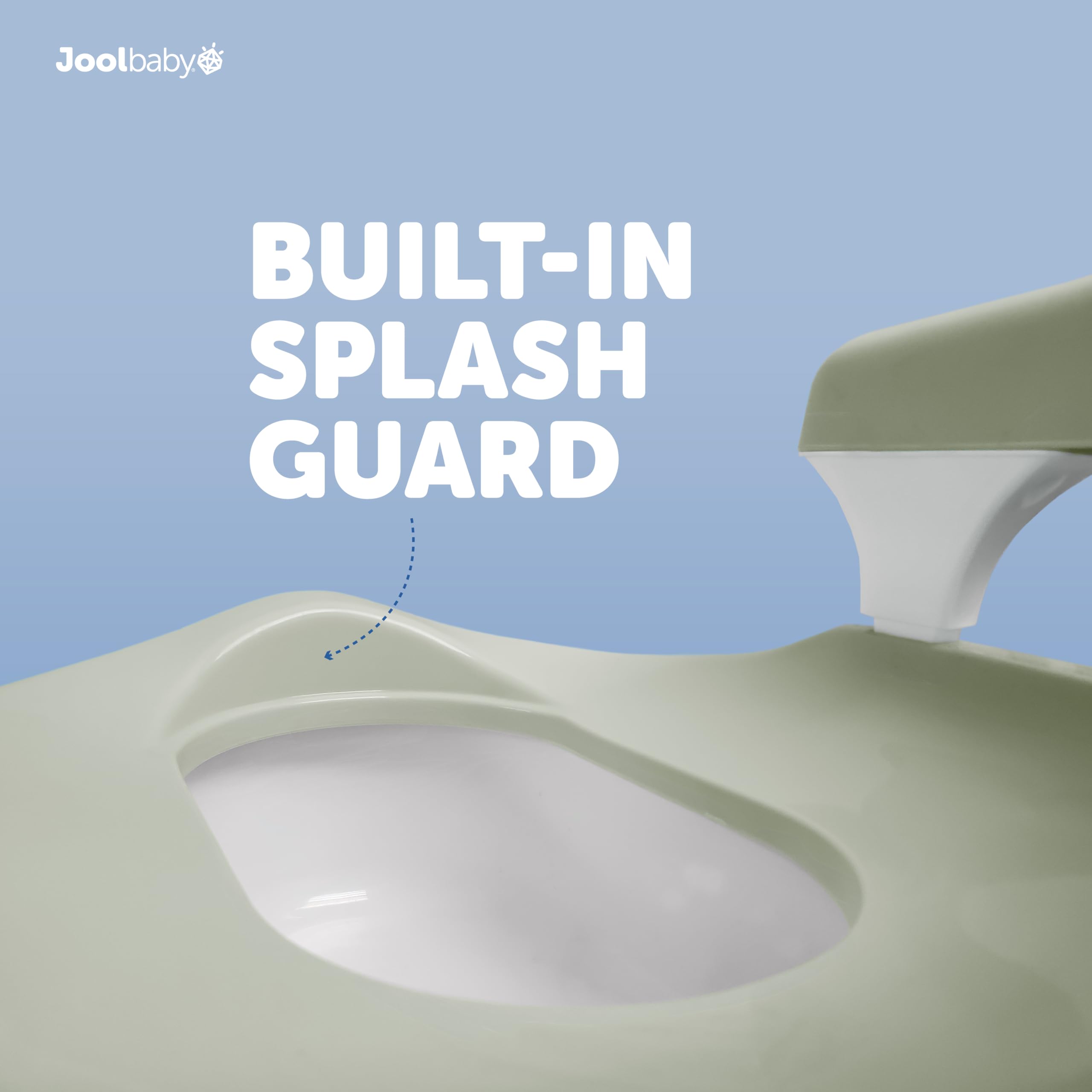 Jool Baby Potty Chair for Toddler Toilet Training - Splash Guard & Back Support (Sage)