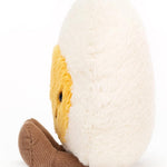 Jellycat Amuseables Boiled Egg Happy Stuffed Toy, Small 5.5 inches - Food Plush - Fun Gift Idea