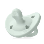 Chicco PhysioForma Luxe Orthodontic Pacifier for Babies 0-6 Months, One-Piece 100% Soft Silicone, Supports Breathing, Textured Shield & Handle, Included Sterilizing Case, BPA Free, 2-Pack, Mint
