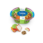 Learning Resources New Sprouts Lunch Basket, Pretend Play Food, 18 Piece Set, Ages 18 mos+