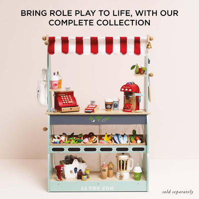Le Toy Van - Educational Pretend Play Toy Food | Wooden Honeybee Market Meat Crate | Supermarket Pretend Play Shop Food