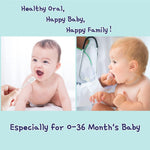 [60 Pcs] Little Fox Baby Oral Cleaner +2 Pcs Finger Toothbrush with Cases, Baby Tongue Cleaner, Newborn Toothbrush, Disposable Tongue and Gum Cleaner, Infant Oral Care and Cleaning for 0-36 Month Baby