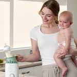 Momcozy Baby Bottle Warmer for Breast Milk Formula Food, Fullest Nutrients Preserved, Fast Heat, Night Light for Nighttime Breastfeeding, One-Touch Easy Use, Newborn Essentials Supplies Gift for Mom