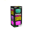 Schylling NeeDoh Teenie Cool Cat - Sensory Squeeze Toy - Contains 3 Mini Groovy Globs - 1.5" Wide - Color May Vary (Pack of 1)