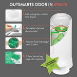Prince Lionheart My Twist’R Diaper Pail Made in USA - Hands Free Patented Design Completely Eliminates Odors - Easy to Use, Customize to Match Nursery