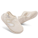 FEETCITY Boys Girls Water Shoes Soft Rubber Flat Shoes Summer Baby Girl Sandals Infant Girl Boys Slippers 6-12 Months