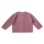 Stellou & friends 100% Cotton Cardigan Baby Sweaters 3-6 Months, Newborn Cardigan, Baby Girl Cardigan Sweater, Rose Pink