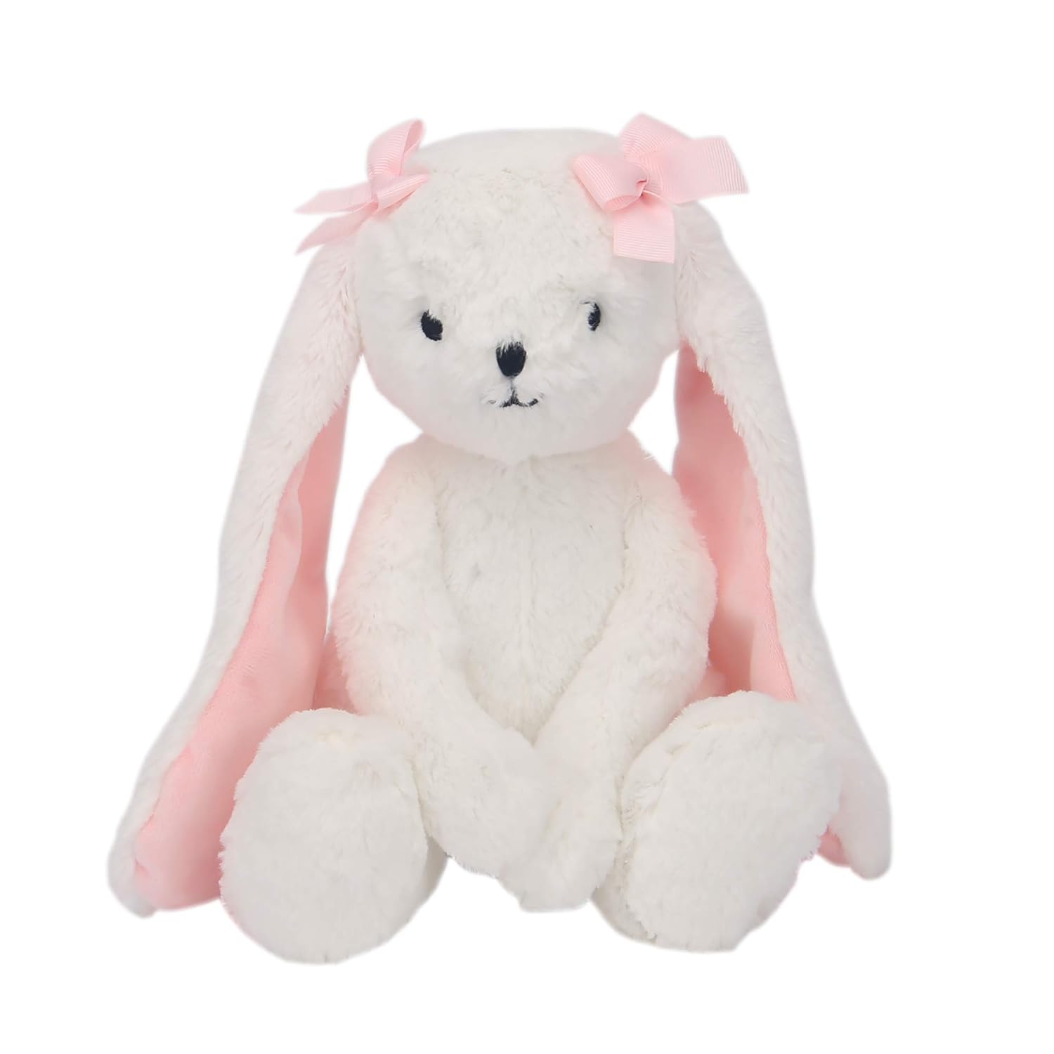 Bedtime Originals Blossom Plush Bunny Stuffed Animal Toy Plushie - Snowflake