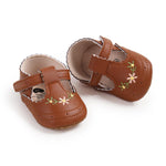 Myleleya Infant Baby Beach Sandals Summer Wedding Dress Flat Shoes Newborn Crib Shoes First Walkers Prewalkers Shoes