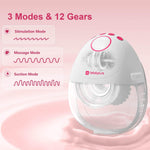Air Pro™ Ultra-Discreet Wearable Breast Pump - Double Pack | Wearable Breast Pump 27mm | 15mm 18mm 21 mm 24mm Flange Inserts Included | 12 Gears 3 Modes