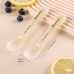 Omnilove Silicone Baby Spoons 2-Pack with Case, Self Feeding 6 Months, Baby Led Weaning Supplies, Toddler Utensils with Safety Chain, Toddler Essentials, Dishwasher Safe Baby Safety Products