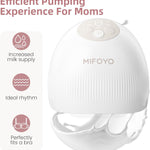 Breast Pump, Wearable Breastfeeding Pump, Electric Breast Pumping, Hands Free Breast Pump with 4 Modes & 9 Levels - Portable Milk Pump, Smart Display for Moms, 24mm 1 Pack