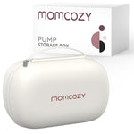 Momcozy M5 Hands-Free Wearable Breast Pump, Double-Sealed Flange for Baby-Like Comfort, 3 Modes & 9 Suction Levels, Portable Electric Pump – 24mm, 2-Pack Cozy Red