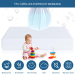 Moonsea Queen Size Mattress Protector Waterproof,Mattress Cover Protector, Smooth Top Mattress Protector for Kids, Breathable Skin Friendly and Noiseless Fitted Sheet Queen Size,Polyester