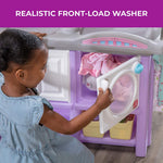 Step2 Love & Care Deluxe Baby Doll Nursery Playset for Kids, Combined Kitchen and Changing Station, Includes Toy Accessories, Easy to Assemble, Toddlers Ages 2 - 6 Years Old, Lavender