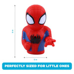 Marvel Spidey & Friends - Plus Avengers - 5 Piece Bath Squirter Bucket Set -Bath Toys for Baby and Toddlers - Includes Organizer Bucket - Store Bath Time Water Toy