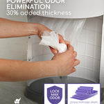 Babyfeel Refills for DEKOR PLUS Diaper Pails, 8 Pack, Exclusive 30% Extra Thickness, Fresh Powder Scent, Holds up to 4640 Diapers