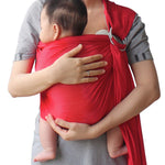 Vlokup Baby Water Ring Sling Carrier | Lightweight Breathable Mesh Baby Wrap for Infant, Newborn, Kids and Toddlers | Perfect for Summer, Swimming, Pool, Beach | Great for Dad Too Red