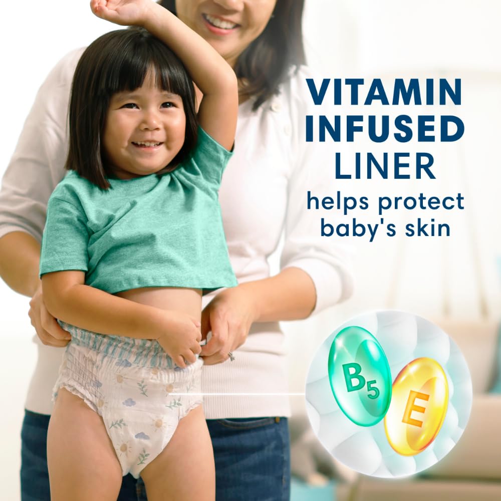 Pampers Pure Protection Training Underwear, Unisex, Size 3T4T, 92 Count, Premium, Hypoallergenic, Soft, Absorbent