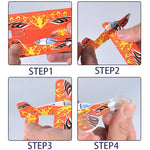 Manmel 50 Pcs Foam Gliders Planes Toys for Kids, Paper Airplane, Party Favors Goodie Bag Stuffers, Outdoor Flying Toys, Bulk for Classroom Prizes Boys and Girls