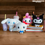 Teeturtle Cinnamoroll Hello Kitty and Friends 5" Cloudheads Plushie - Cute Kawaii Weighted Sensory Fidget Sanrio Toy from The Creators of The Reversible Octopus Plush