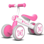 Baby Balance Bike 1 Year Old, Toddler Bike for One Year Old Girl Birthday Gift, 1-3 Years Toddler First Bike with No Pedal & Silence Wheels, Ride on Toy Gifts for 1 Year Old Girl