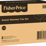 Fisher-Price Toddler Toy Laugh & Learn Sweet Manners Tea Set with Music & Lights for Educational Pretend Play Kids Ages 18+ Months