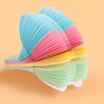 ZCHING Sticky Notes Self-Sticky Notes,100 Sheets/Pad, 10Pads/Pack in Box,Easy to Post for School, Business, Family,Great Office Supplies (Flower Shape)