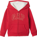 GAP Baby Girls' Playtime Favorite Logo Full Zip Hoodie Hooded Sweatshirt