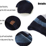 Moon Kitty Baby Boys Hats Toddler Beanies for Boys Winter Fleece Winter Hat Boys