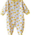 Baby One Piece Romper Soft Cotton Sleepwear Footed Jumpsuit for 0-12 Month Infant