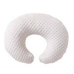 QUENESS Nursing Pillow and Positioner, Breastfeeding, Bottle Feeding, Baby Sitting Support with Removable Ultra Soft Cover, Tummy Time Support for Baby Boys and Girls (Beige)