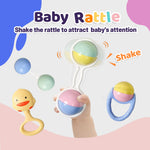 Cuterabit 13PCS Baby Rattles 0-6 Months, Baby Teething Toys with Storage Case, Infant Toys 0-3-6-12 Months, Baby Girl Toys, Best Newborn Christmas Gift for Babies Infants Boy Girl