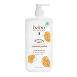 Babo Botanicals Sensitive Baby Hydrating Lotion bottle on a white background