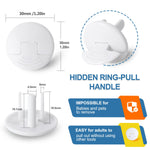 PRObebi Outlet Covers Baby Proofing White - 38 Pack Plug Covers for Electrical Outlets, Child Proof Socket Covers, Baby Safety Products for Home, Office, Easy Insatllation