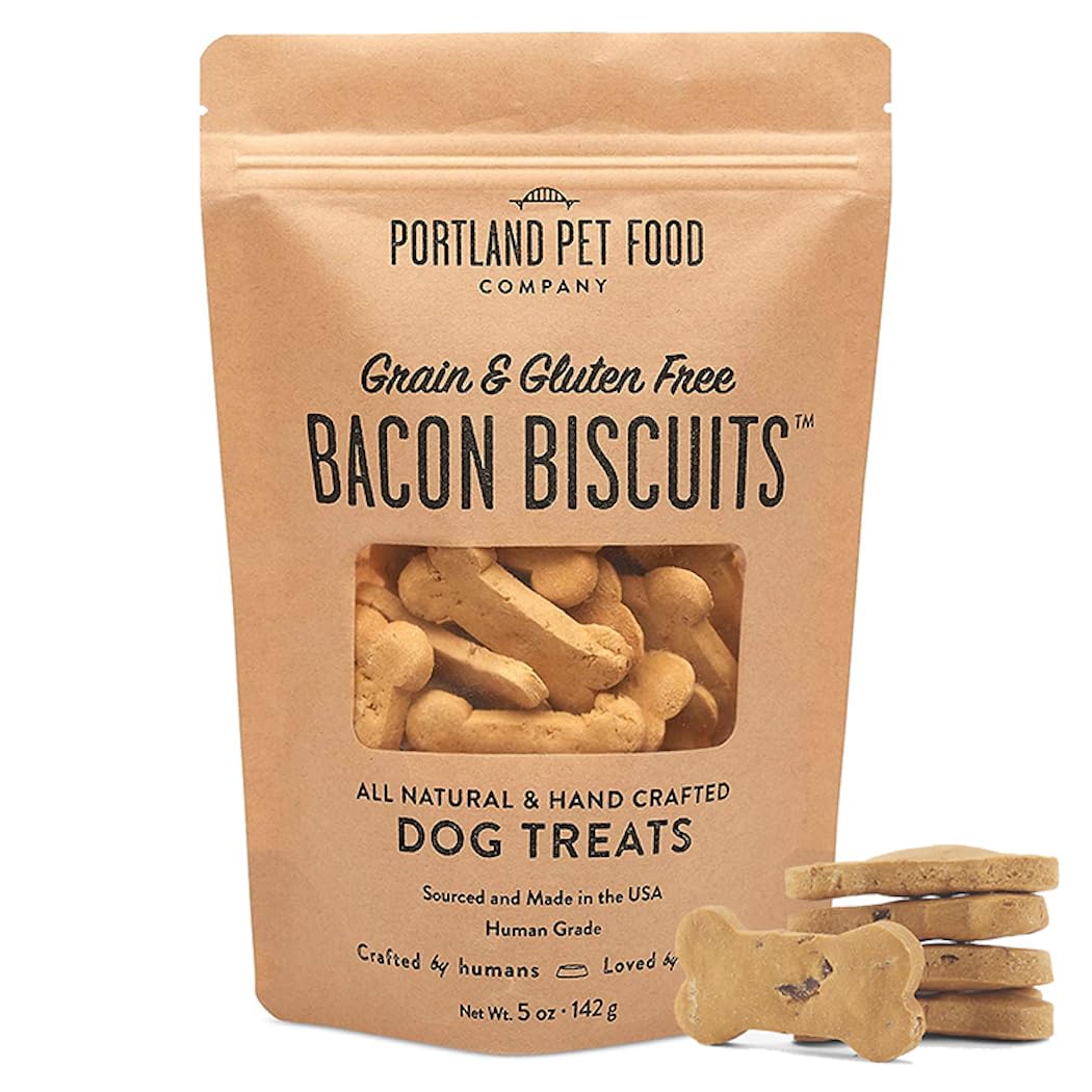 Portland Pet Food Company Healthy Dog Treats Variety 3-Pack - Grain-Free, Human-Grade, Gingerbread, Pumpkin and Bacon Dog Treats Multipack - Natural Dog Training Treats & Biscuits Made in the USA Only